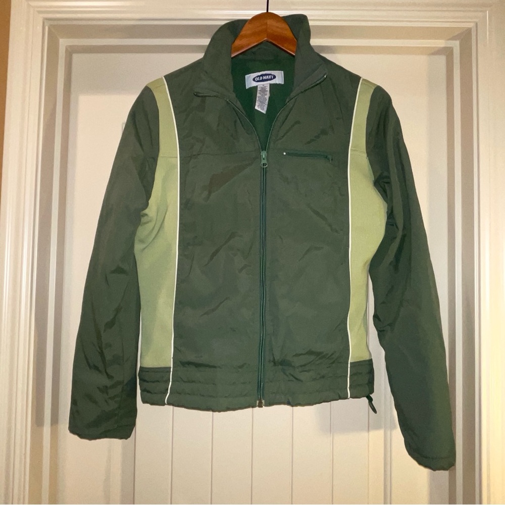 Old Navy Puffer Jacket Green, Medium